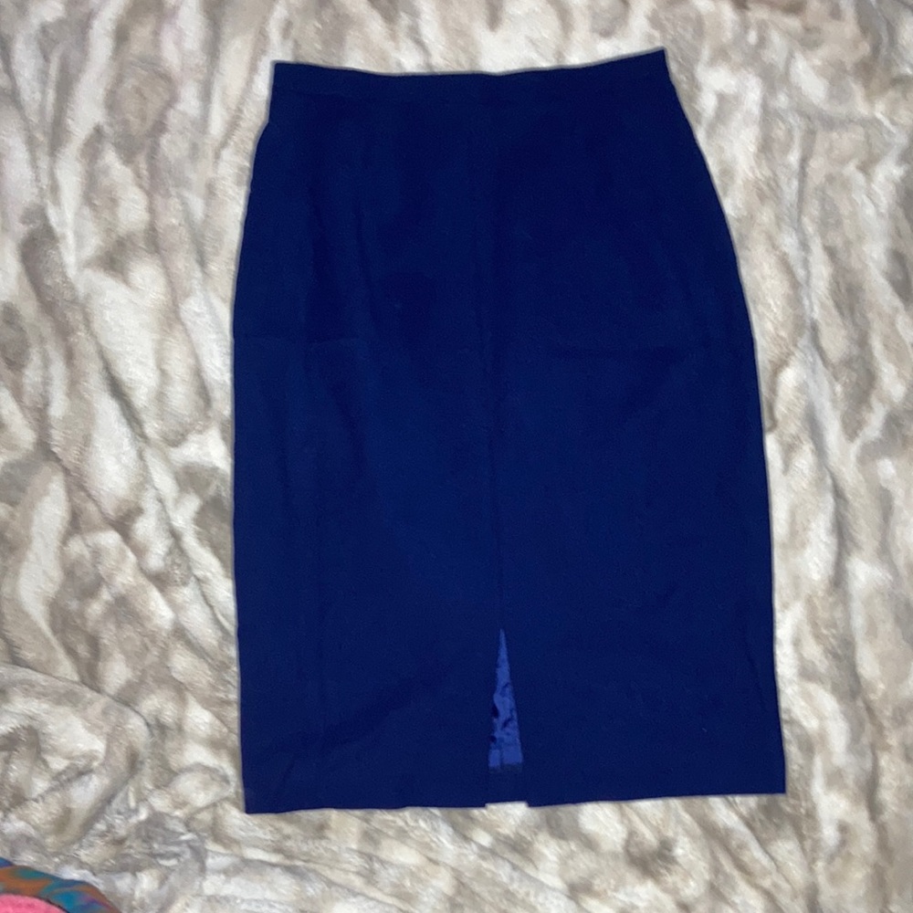 Talbots vintage high-waisted wool blend skirt